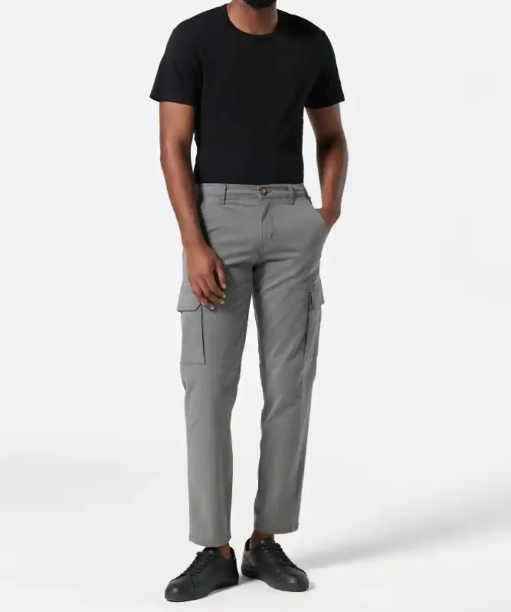 Bild 1 von Graue Cargo-Jeans, grau