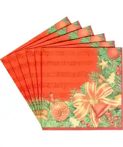 Servietten Weihnachten, rot