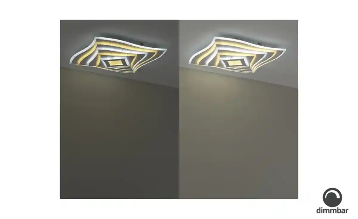 Bild 4 von Fischer-Honsel LED-Deckeneuchte, weiß, mit Fernbedienung und Backlight