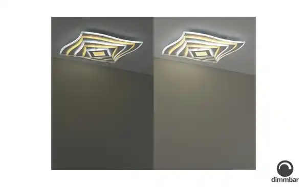 Bild 4 von Fischer-Honsel LED-Deckeneuchte, weiß, mit Fernbedienung und Backlight