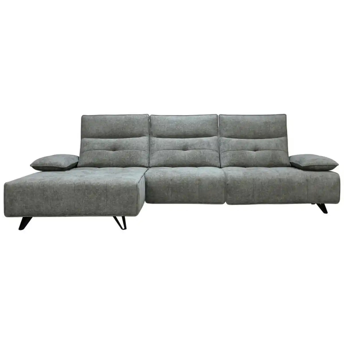Bild 1 von Livetastic Ecksofa, Grau, Textil, 3-Sitzer, Füllung: Polyetherschaumkern, Ottomane links, L-Form, 314x162 cm, ISO 9001, Fsc, Reach, Bsci, Oeko-Tex® Standard 100, Carb2, CE, Rücken echt, motorische