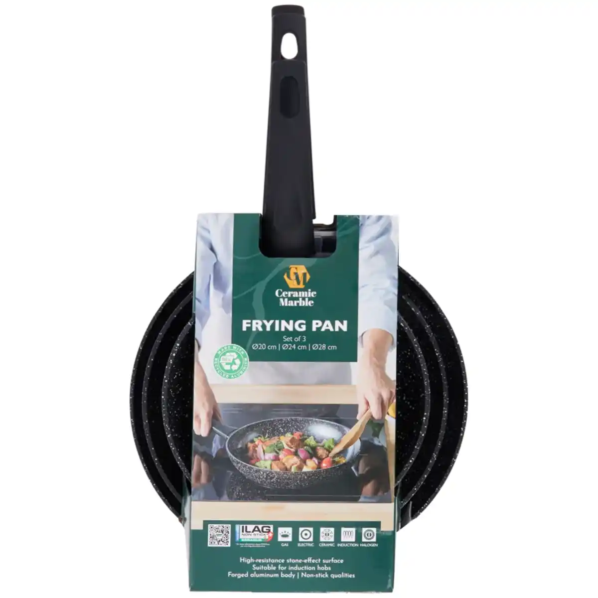 Bild 2 von Ceramic Marble Bratpfannen-Set