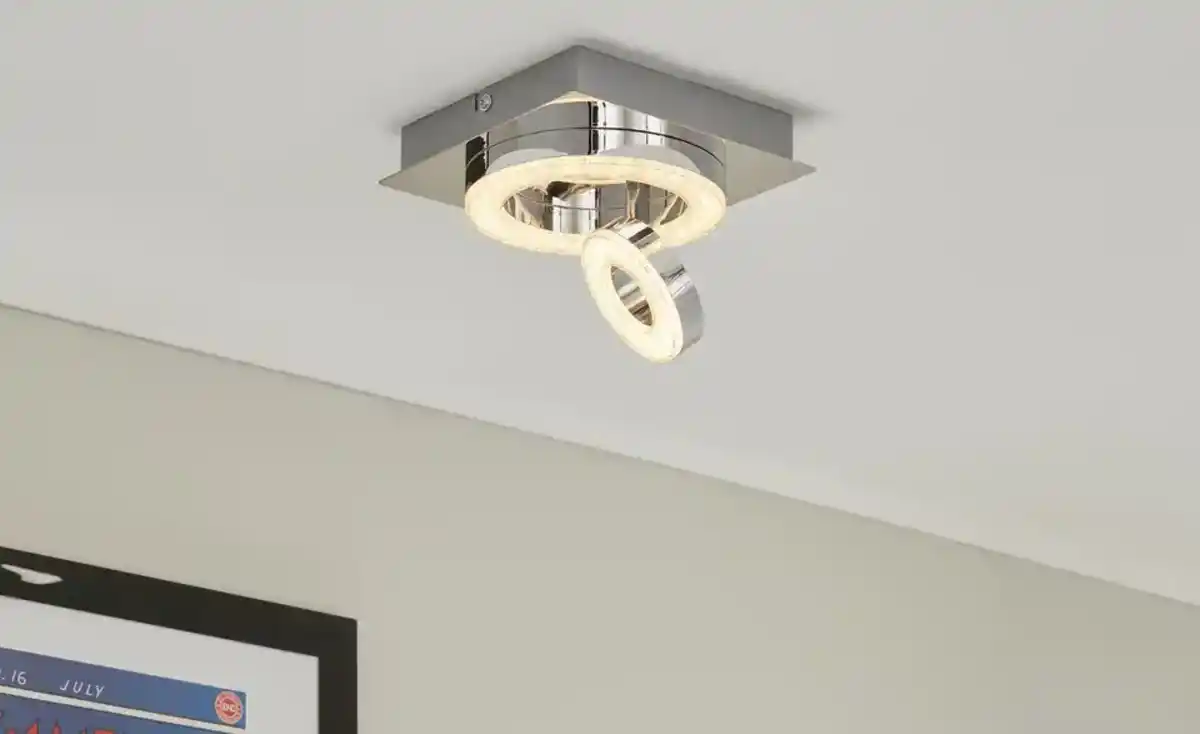 Bild 1 von Paul Neuhaus LED-Deckenleuchte, 2-flammig, Kristall-optik