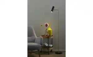 Trio Lese-Leuchte 1-flammig, messing/schwarz