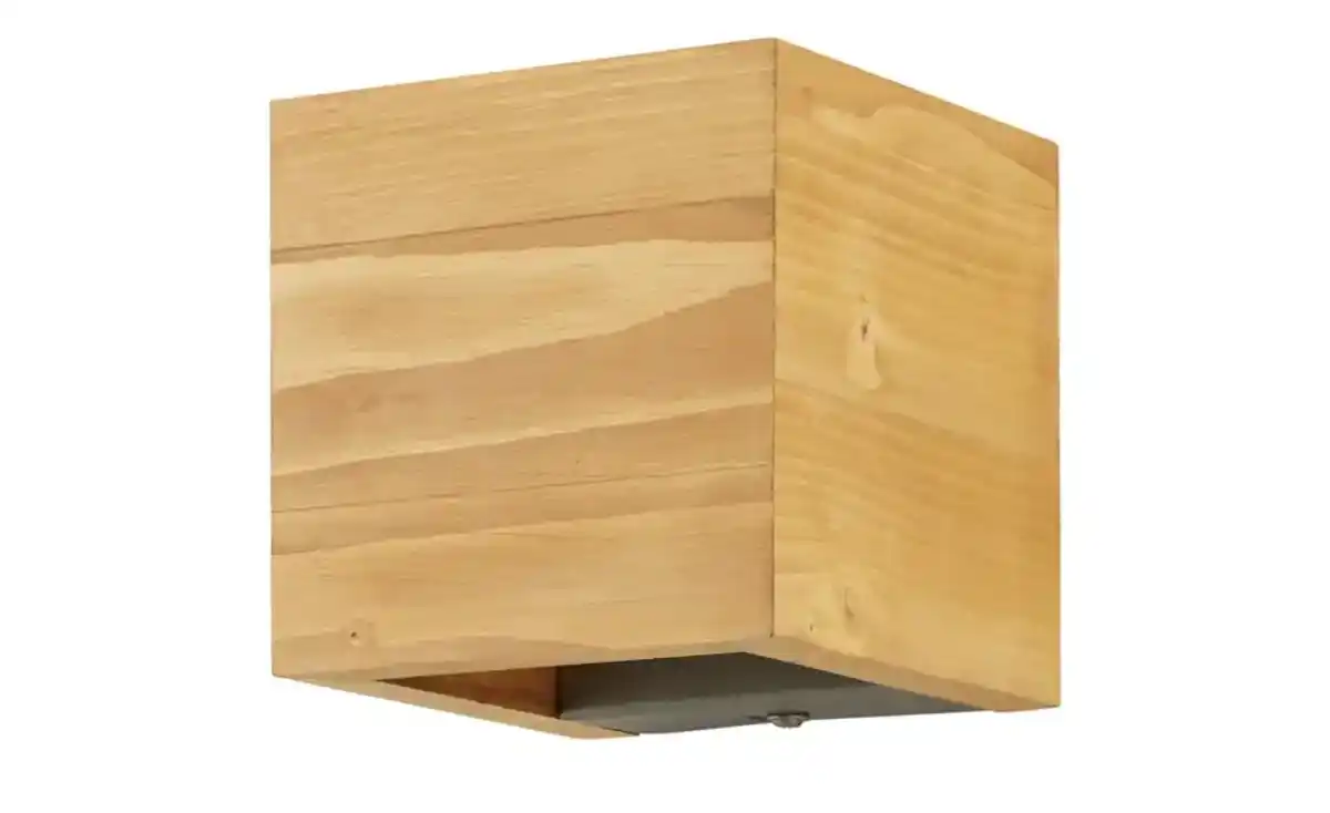 Bild 3 von Trio LED-Wandleuchte, Pinienholz ´Kubus´