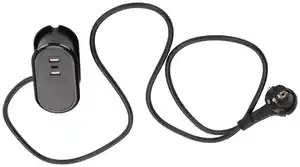 Multistecker Oku Schwarz max. 3680 Watt, Schwarz