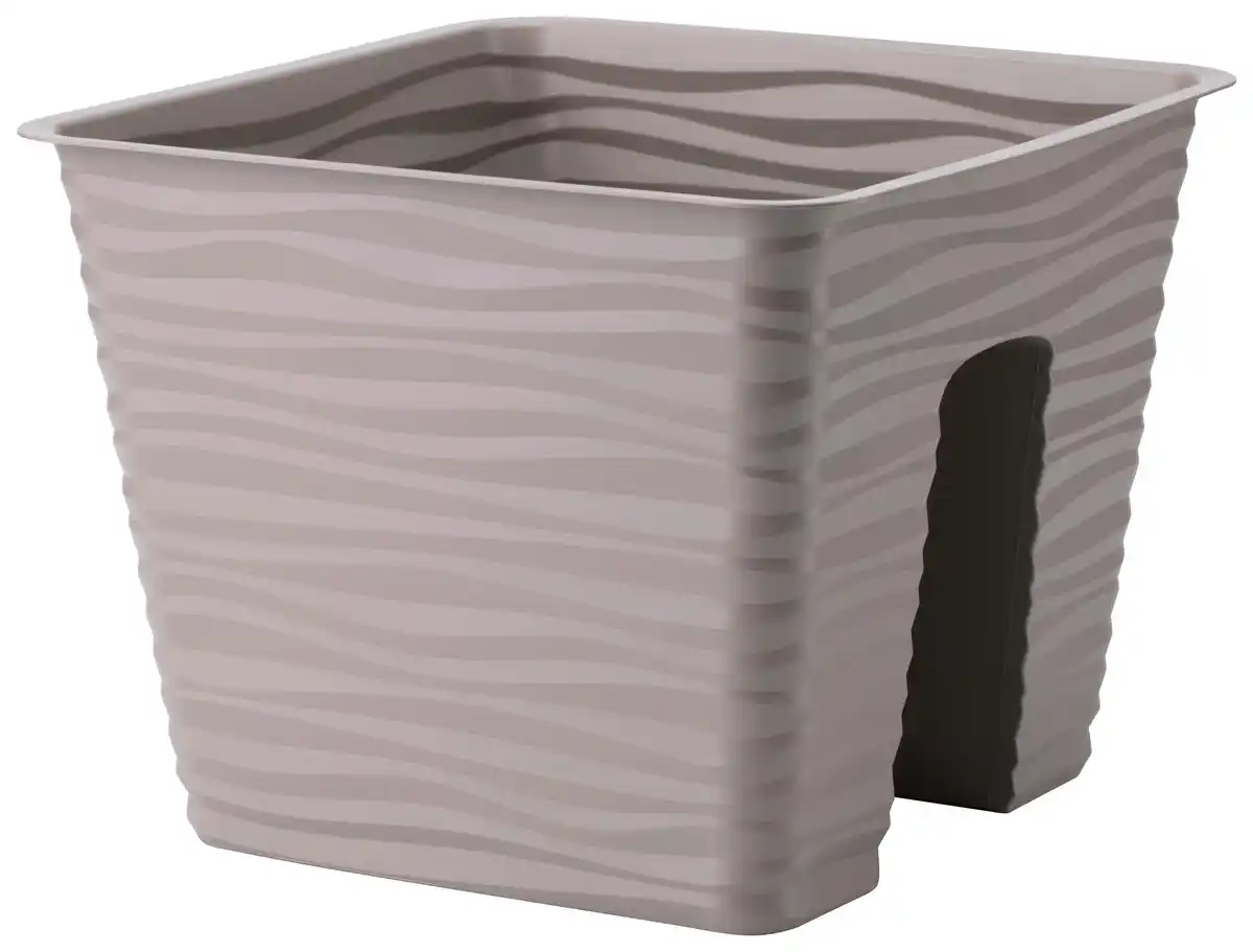 Bild 1 von Übertopf Sardun Bridge in Taupe, Taupe