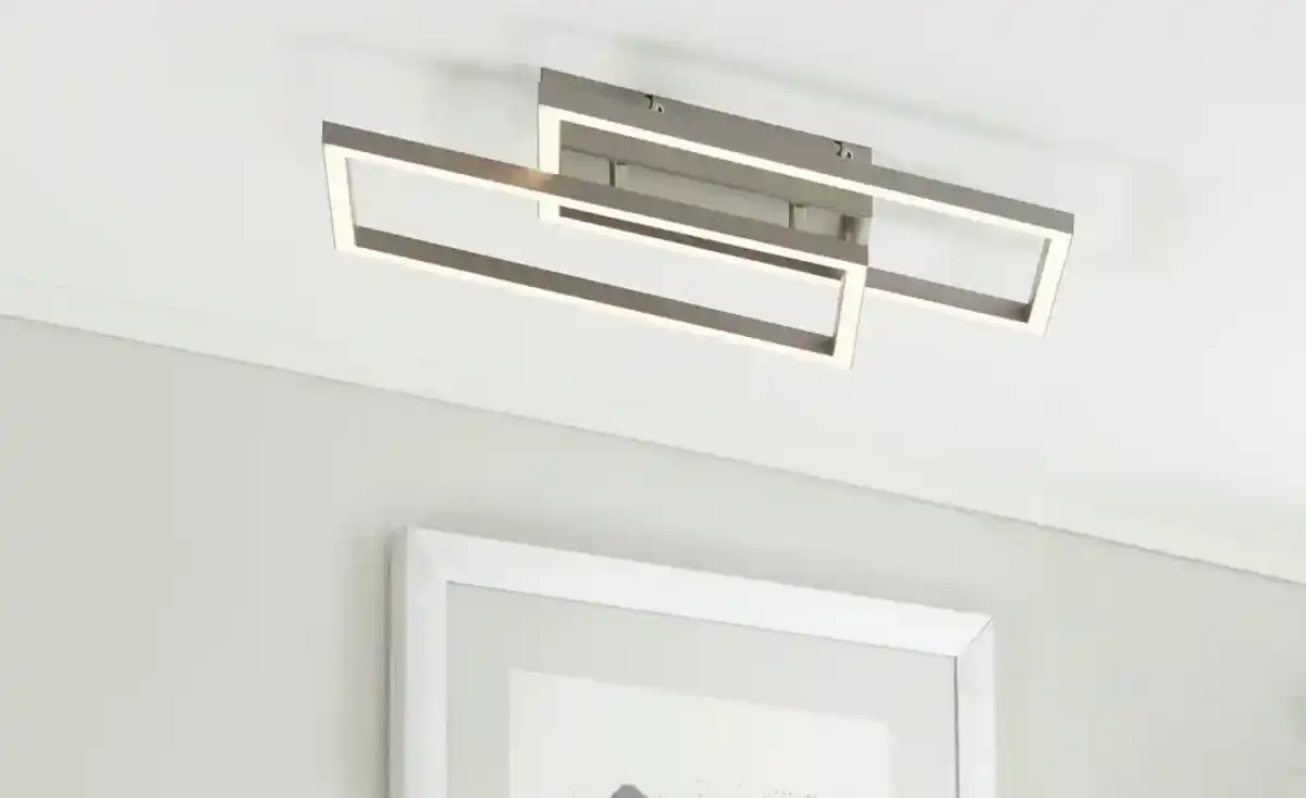 Bild 1 von Paul Neuhaus LED-Deckenleuchte, 2-flammig, Nickel-matt