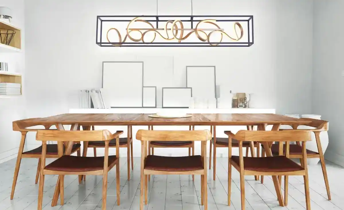 Bild 1 von Paul Neuhaus LED-Pendelleuchte, schwarz/goldfarben Selina