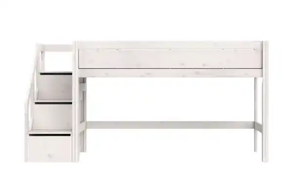 Bild 2 von Lifetime halbhohes Bett mit Treppe 120cm Basis