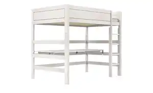 Lifetime Hochbett mit Leiter und Schreibtisch 120cm Basis