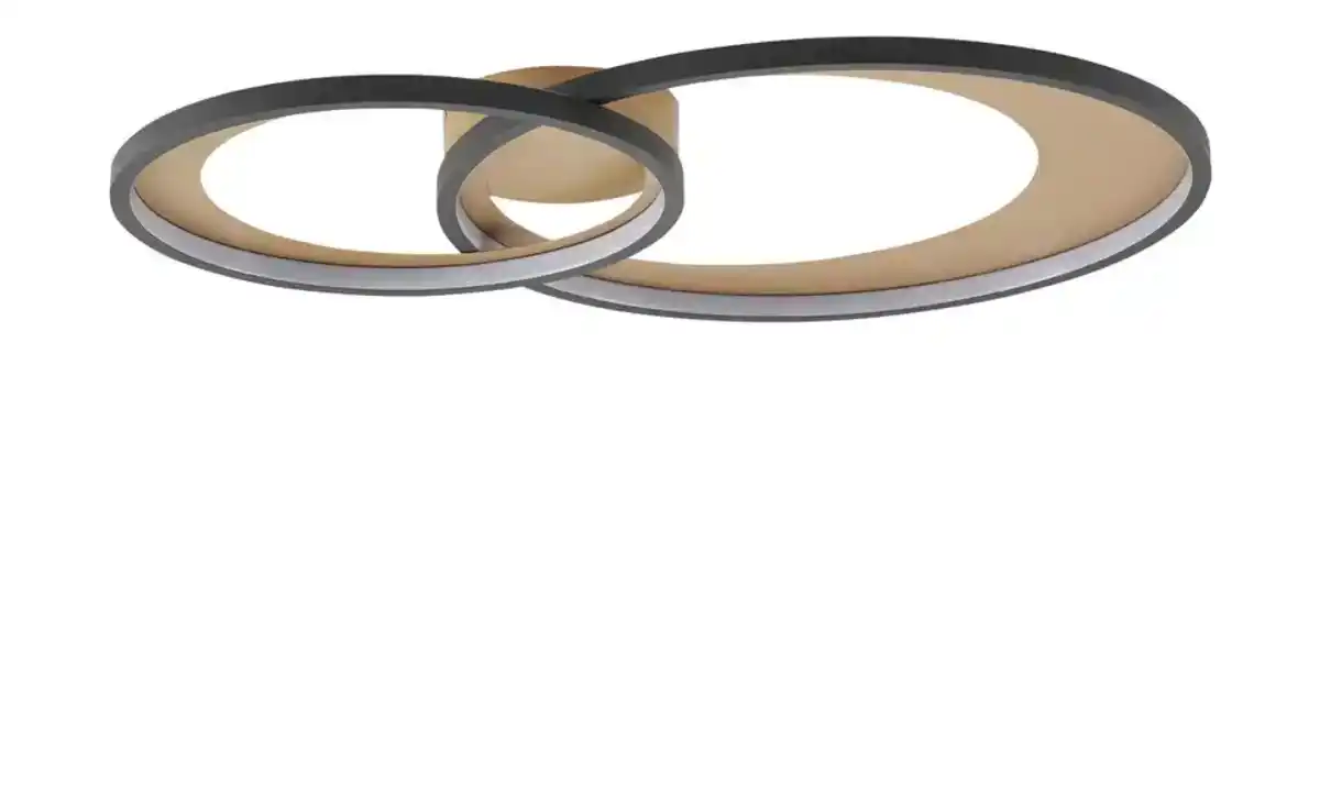 Bild 2 von Trio LED-Deckenleuchte, schwarz/ gold ´groß´