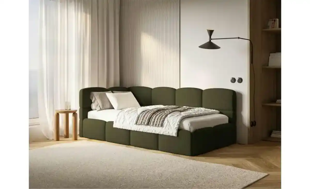 Bild 1 von Selsey Polsterliege mit Matratze und Bettkasten Cloudy