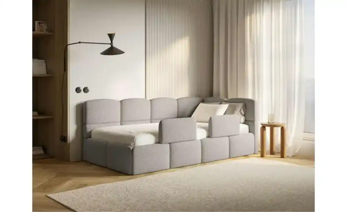 Bild 3 von Selsey Polsterliege mit Matratze und Rausfallschutz Cloudy