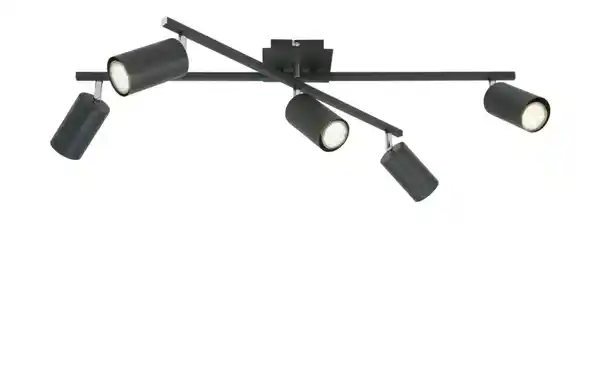 Bild 2 von Trio Deckenspot, 5-flammig, schwarz Marley