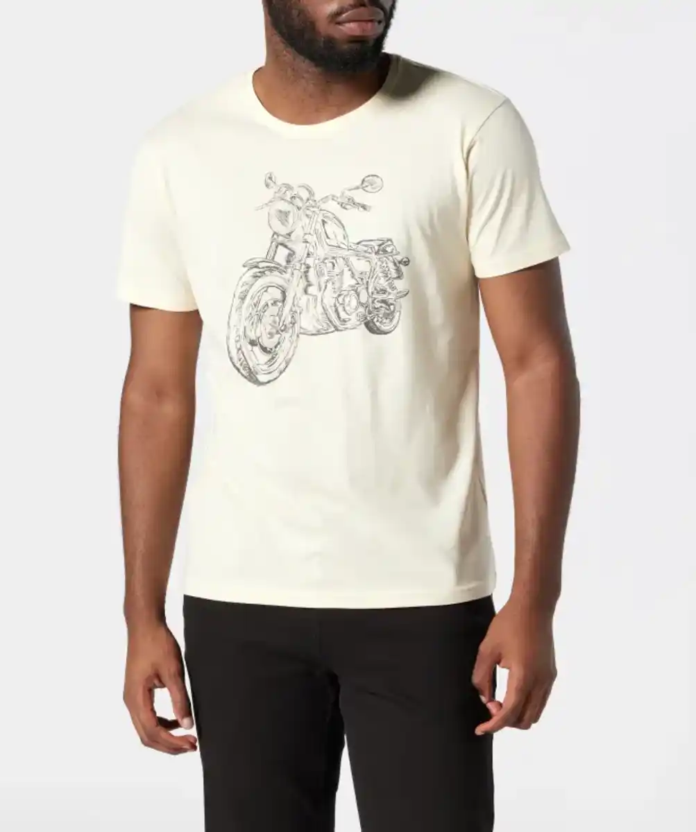 Bild 1 von T-Shirt Motorrad, naturfarben