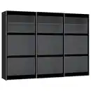 Bild 1 von Jutzler Schwebetürenschrank, Schwarz, Holzwerkstoff, 3 Fächer, 303x220x65 cm, Typenauswahl, Beimöbel erhältlich, umfangreiches Zubehör in verschiedenen Holzarten Größen Holzdekoren individuell