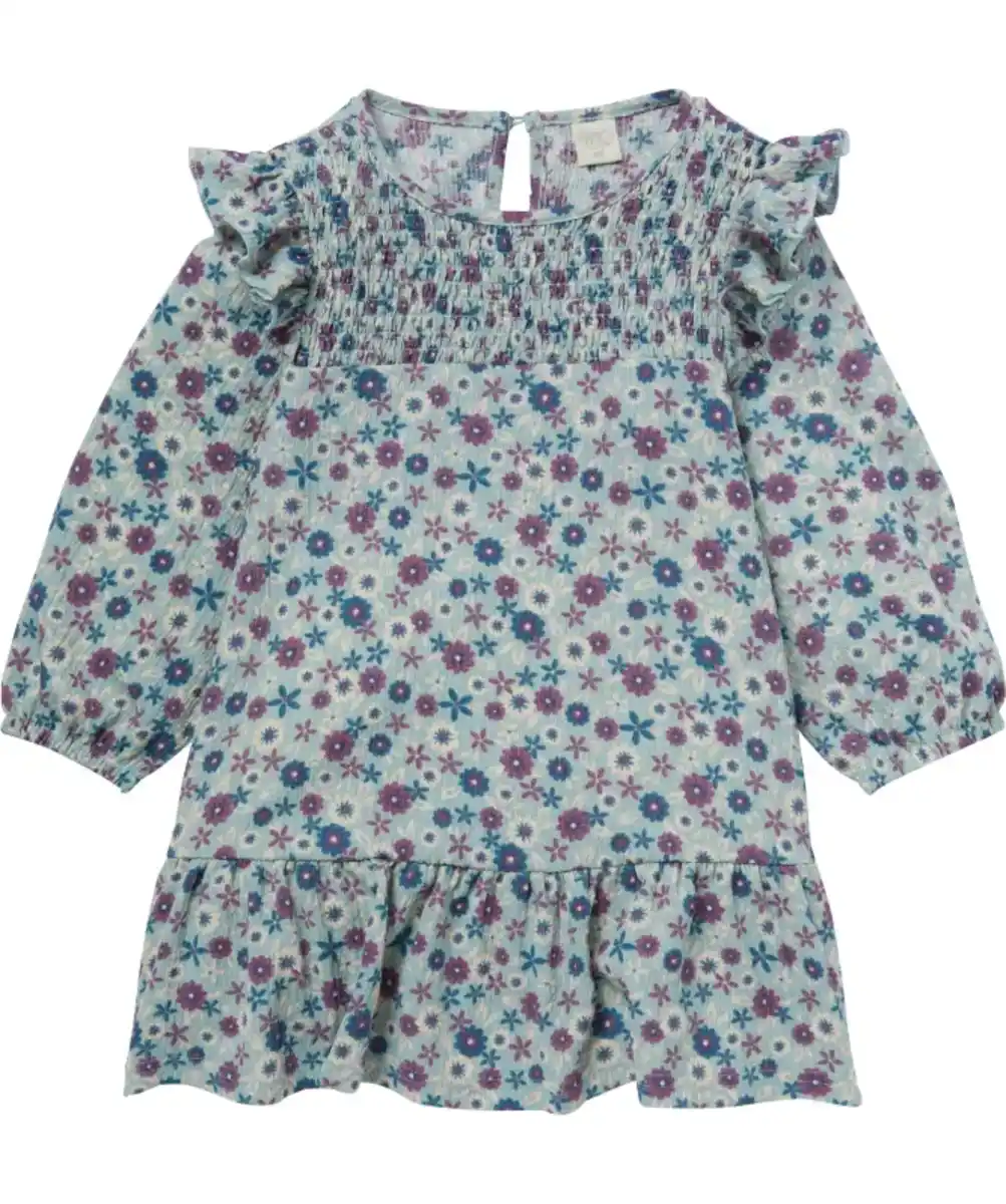 Bild 1 von Kleid mit Smok-Effekt, grau