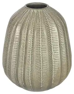 Vase Cactus in Cremefarben Ø ca. 20,5cm, Creme