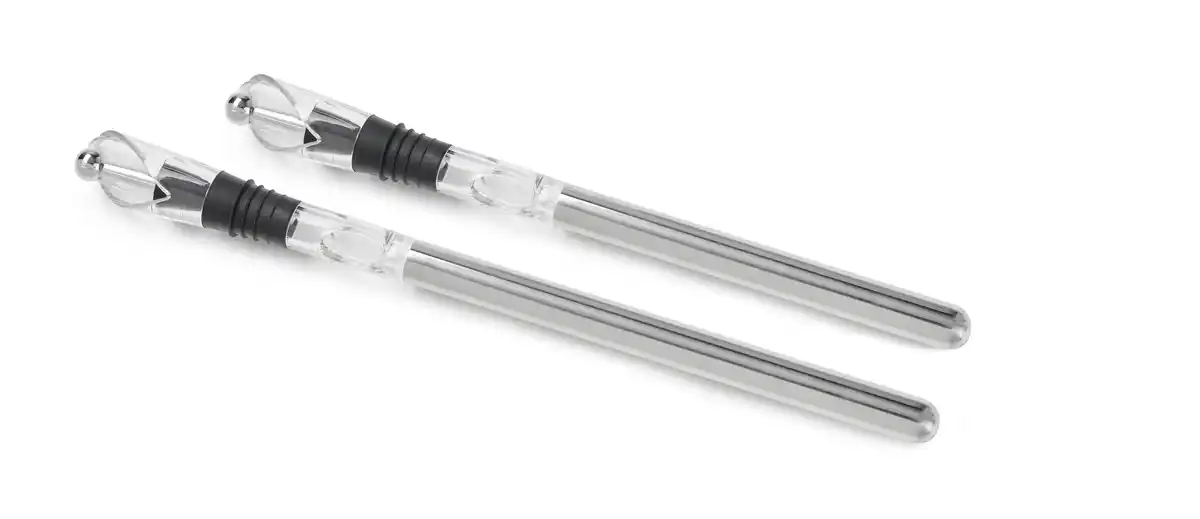 Bild 1 von Weinzubehör-Set Stabi Schwarz/Silberf./Klar, 4tlg., Schwarz, Silberfarben, Transparent