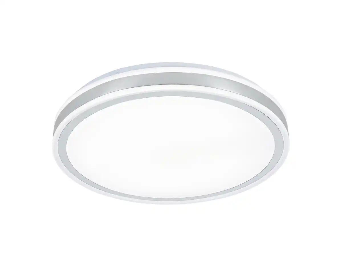 Bild 1 von LED-Deckenleuchte Farbi Weiß/Chrom max. 18 Watt Deckenlampe, Weiß, Chromfarben