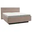 Bild 1 von Musterring Polsterbett, Hellbraun, Textil, H2 + H4, 2-Zonen, Höhe ca. 22 cm, 180x200 cm, Dgm, Bezug abnehmbar/waschbar, für Hausstauballergiker geeignet, optimale Belüftung, verstellbare Lattenros