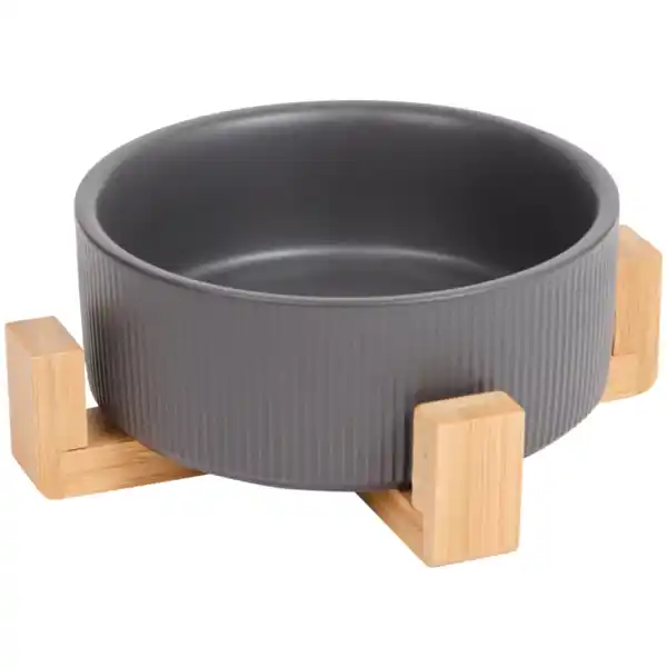 Bild 2 von Futternapf mit Bambusständer
