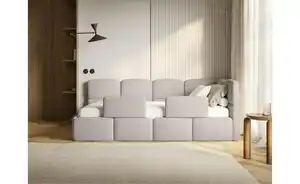 Selsey Polsterliege mit Matratze und Rausfallschutz Cloudy