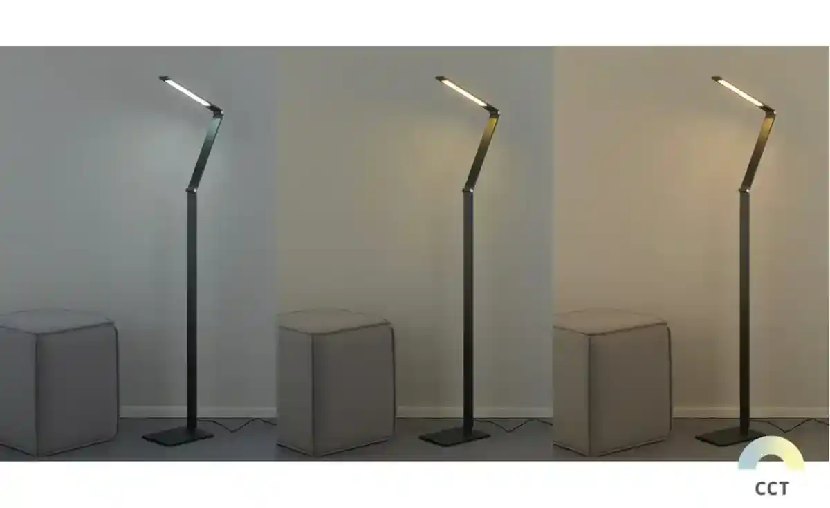 Bild 3 von Fischer-Honsel LED-Stehleuchte, anthrazit-grau mit Dimmer