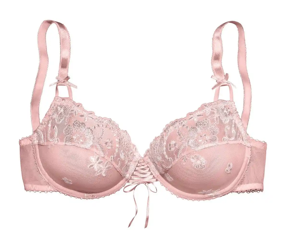 Bild 1 von LASCANA Bügel-BH Wanda mit Zierschnürung und Stickerei Spitze, Dessous