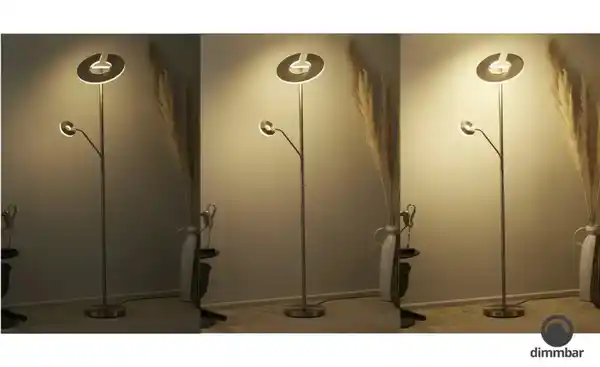 Bild 3 von Fischer-Honsel LED-Deckenfluter 2-flammig, Nickel-matt Dent