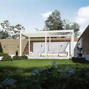 Gardenson Pergola, Metall, 530x255x300 cm, Sonnen- & Sichtschutz, Pavillons & Pergolas, Pergolas