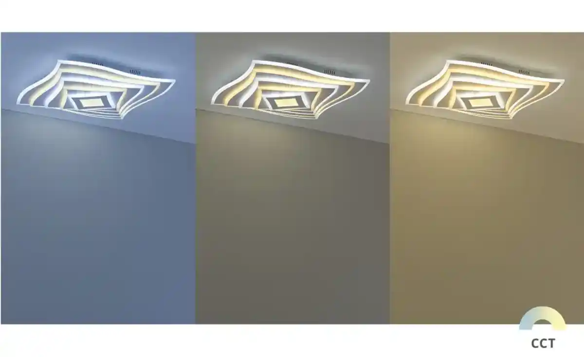 Bild 3 von Fischer-Honsel LED-Deckeneuchte, weiß, mit Fernbedienung und Backlight