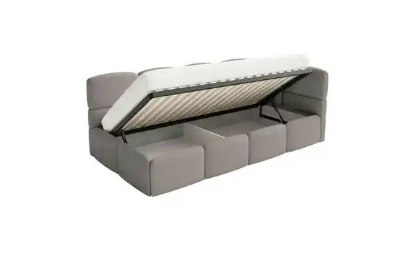 Bild 4 von Selsey Polsterliege mit Matratze und Rausfallschutz Cloudy