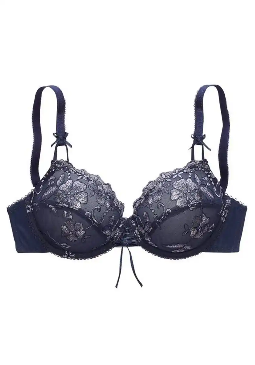 Bild 1 von LASCANA Bügel-BH Wanda mit Zierschnürung und Stickerei Spitze, Dessous