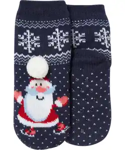 Norwegersocken Weihnachten, blau
