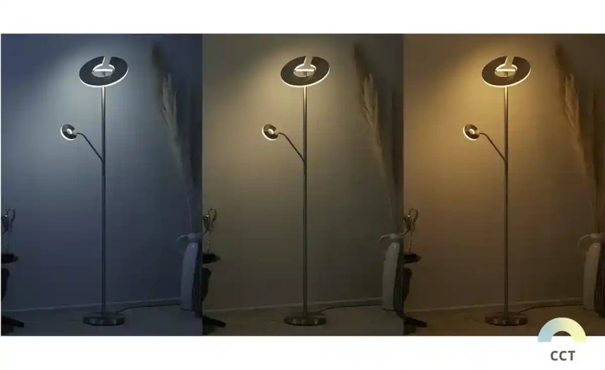 Bild 4 von Fischer-Honsel LED-Deckenfluter 2-flammig, Nickel-matt Dent