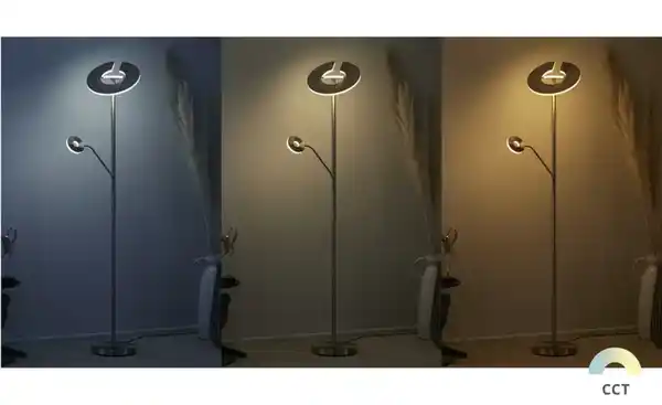 Bild 4 von Fischer-Honsel LED-Deckenfluter 2-flammig, Nickel-matt Dent