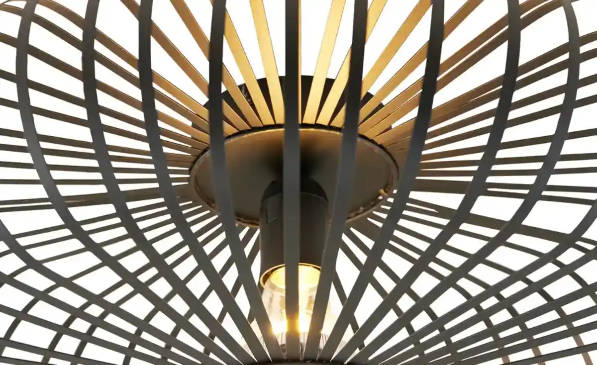 Bild 4 von Trio Deckenleuchte, 1-flammig, Metall schwarz ´groß`