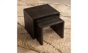 WOOOD Beistelltisch 2er-Set