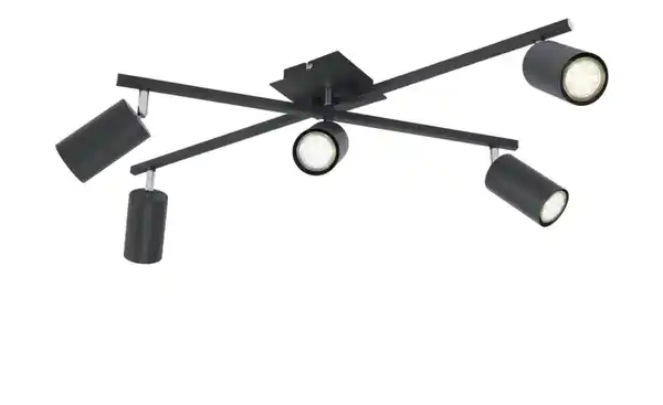 Bild 4 von Trio Deckenspot, 5-flammig, schwarz Marley