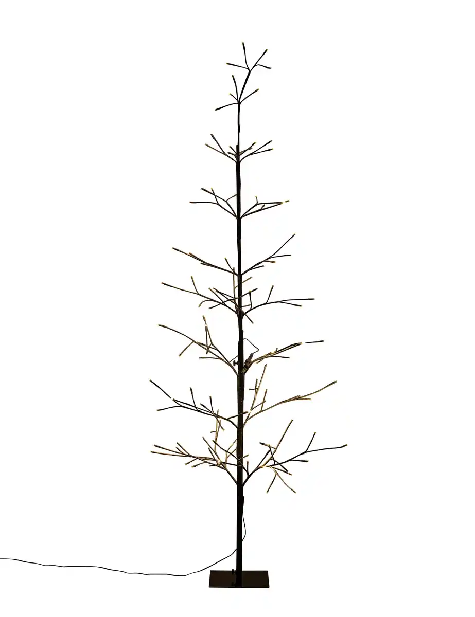 Bild 1 von LED-Dekoleuchte Tree Schwarz max. 2,5 Watt, Schwarz, Weiß