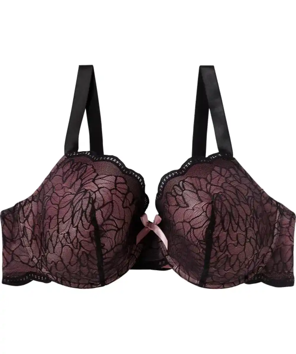 Bild 1 von BH mit Spitze, schwarz