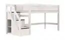 Bild 1 von Lifetime halbhohes Bett mit Treppe 120cm Basis