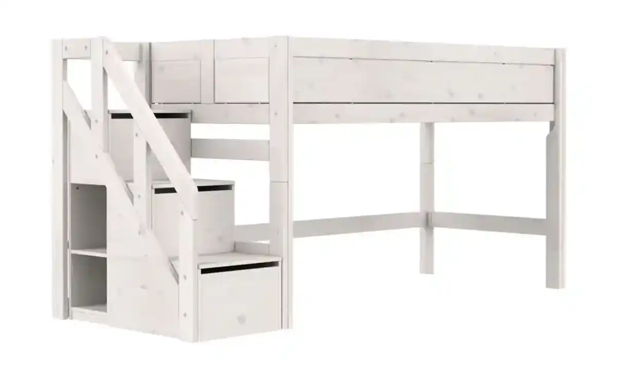 Bild 1 von Lifetime halbhohes Bett mit Treppe 120cm Basis
