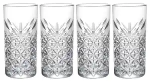 Longdrinkglas Timeless aus Glas, 4-teilig, Transparent