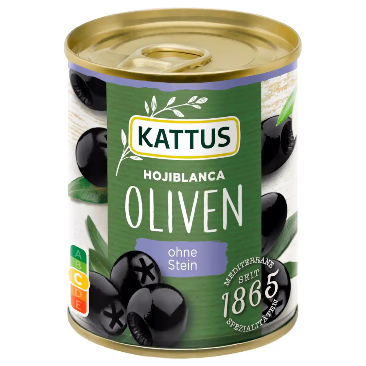 Bild 1 von Kattus Schwarze Oliven entsteint 80g