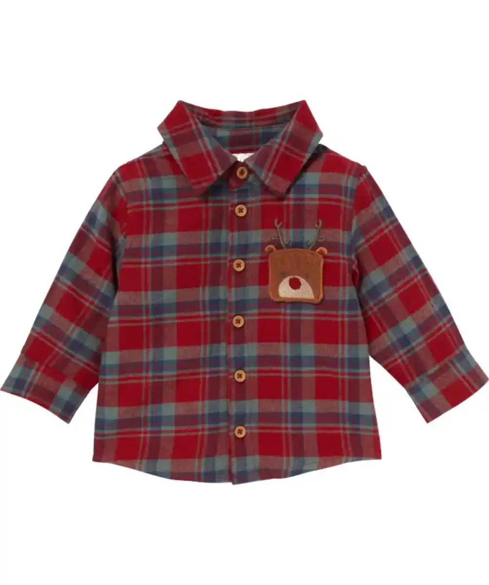 Bild 1 von Hemd Weihnachten, dunkelrot