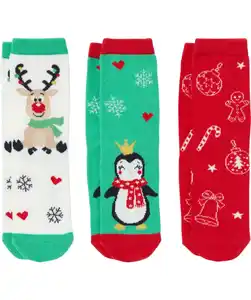 Socken Weihnachten, weiß