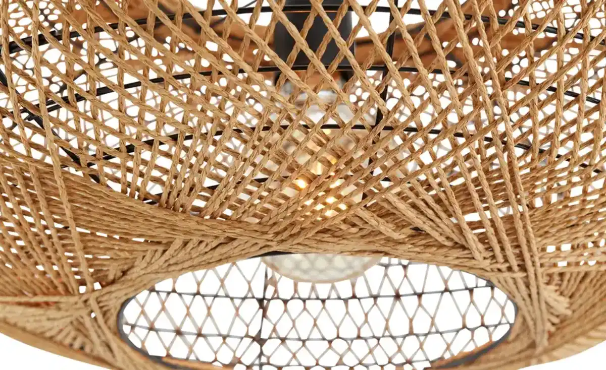 Bild 4 von Trio Pendelleuchte, 1-flammig, mit Sisal Schirm